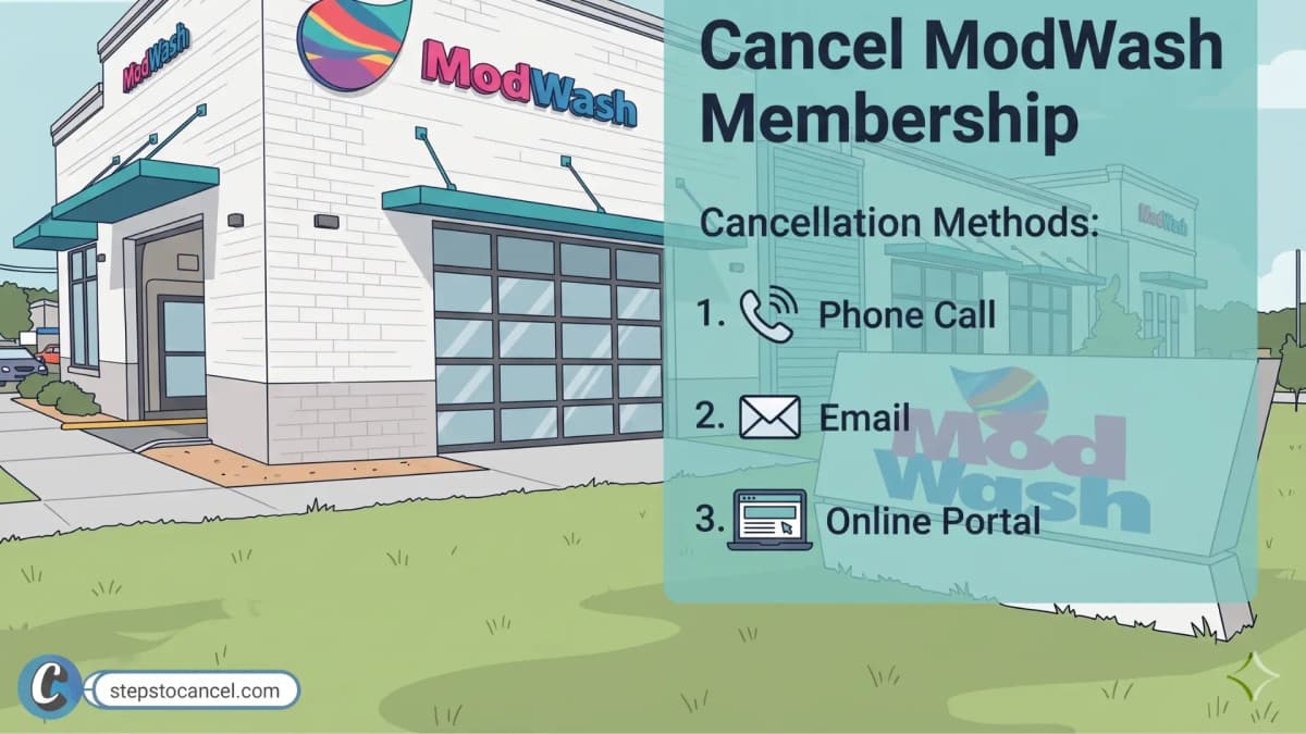 Modwash Car Wash Cancellation Methods