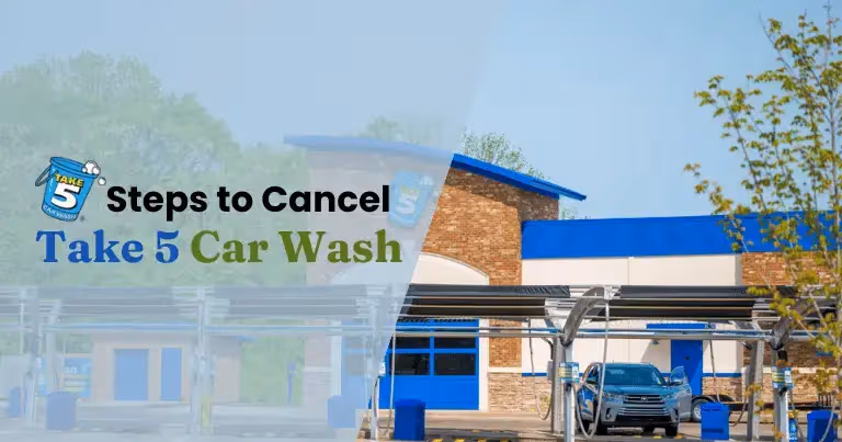 cancel take 5 car wash membership