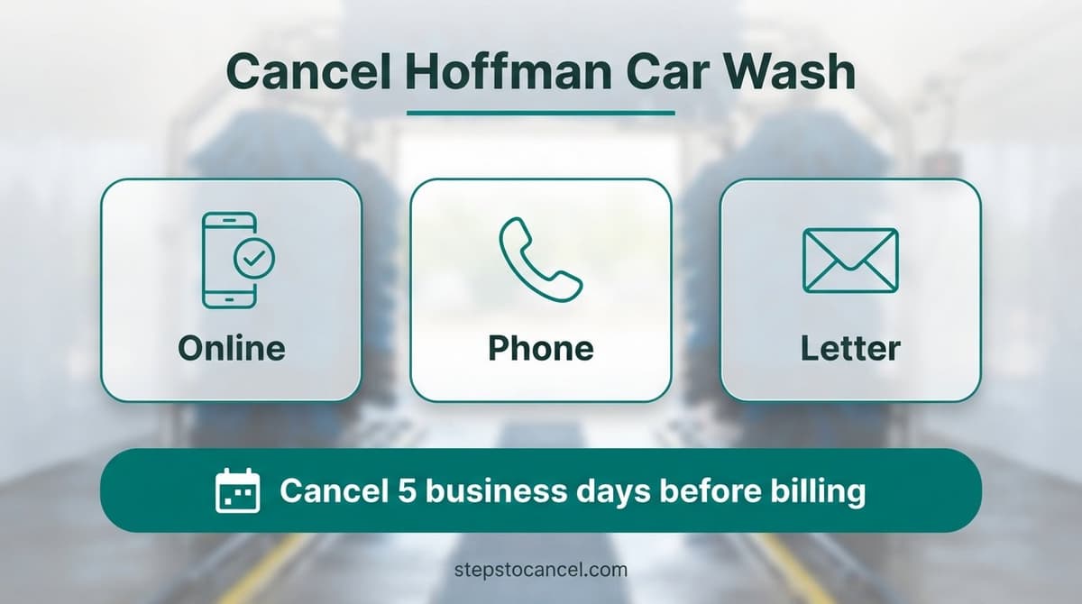 How to Cancel Hoffman Car Wash Membership