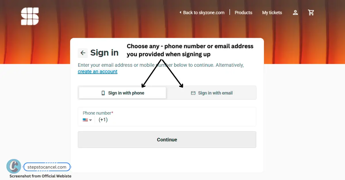Log In or Create New Account