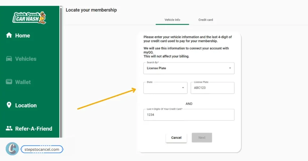 How to Cancel Quick Quack Car Wash Membership in 2025 Quick Quack Car Wash myQQ webiste portal online