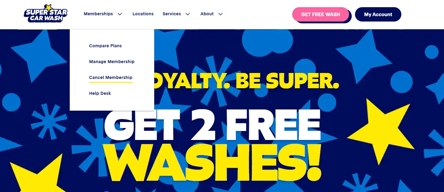 Superstar Car Wash Cancel Membership