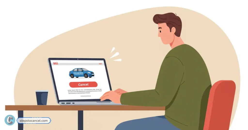 Cancel Bliss Car Wash Membership: Step-by-Step Guide for 2025 Man cancelling his bliss car wash using webiste where cancel button is visible