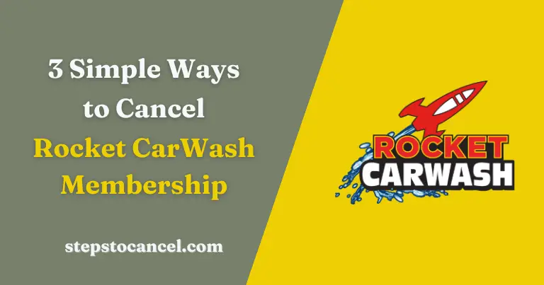 Cancel Rocket Car Wash Membership