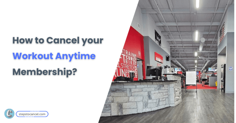 Cancel Workout Anytime Membership