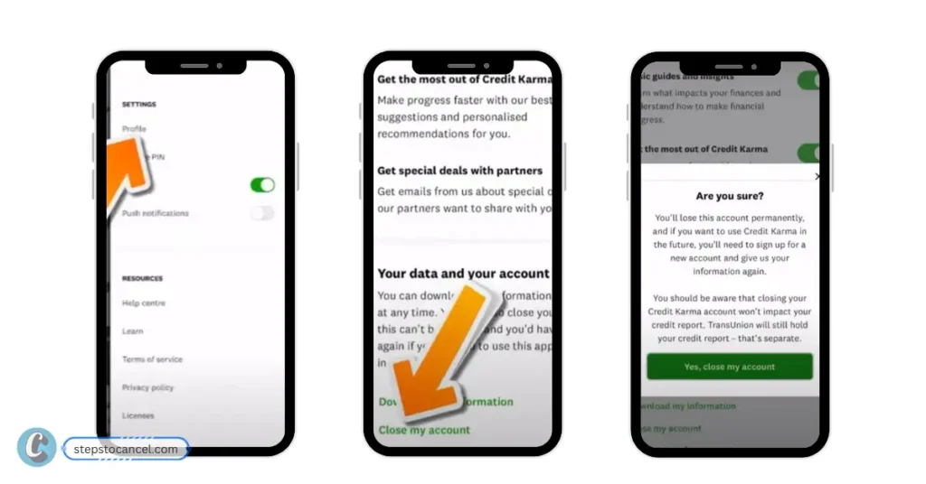 How do I Cancel Credit Karma Account in 2025 cancelling Credit Karma on mobile app