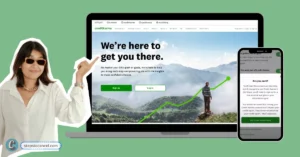 Credit Karma offical website on mobile and laptop